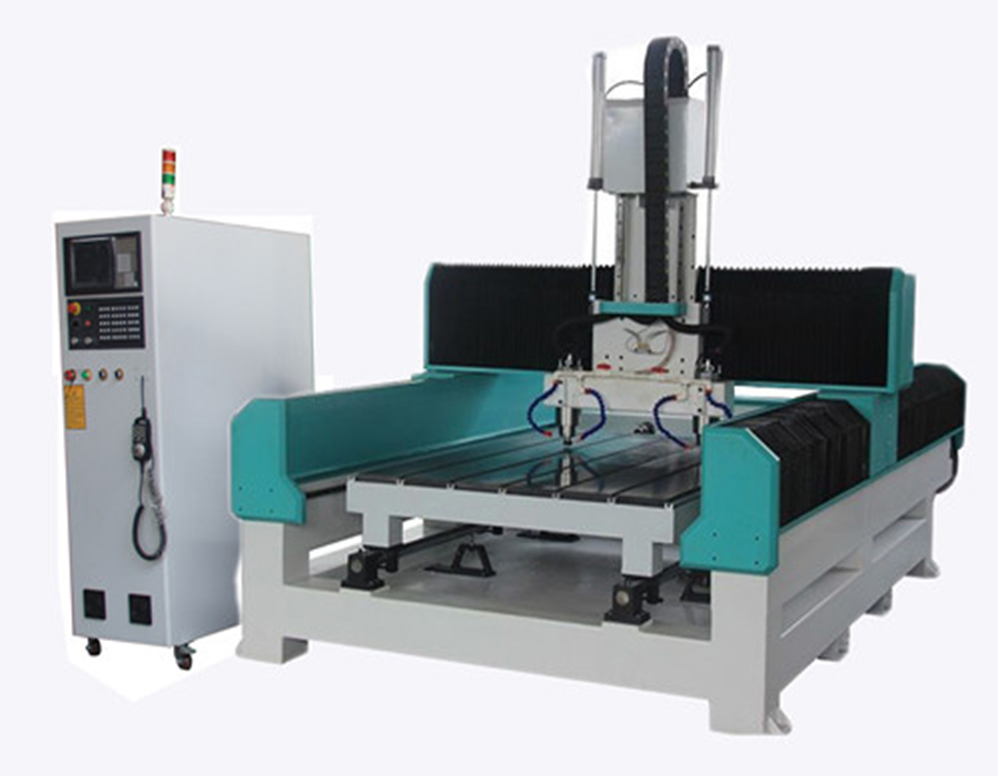 Double heads stone cnc engraver