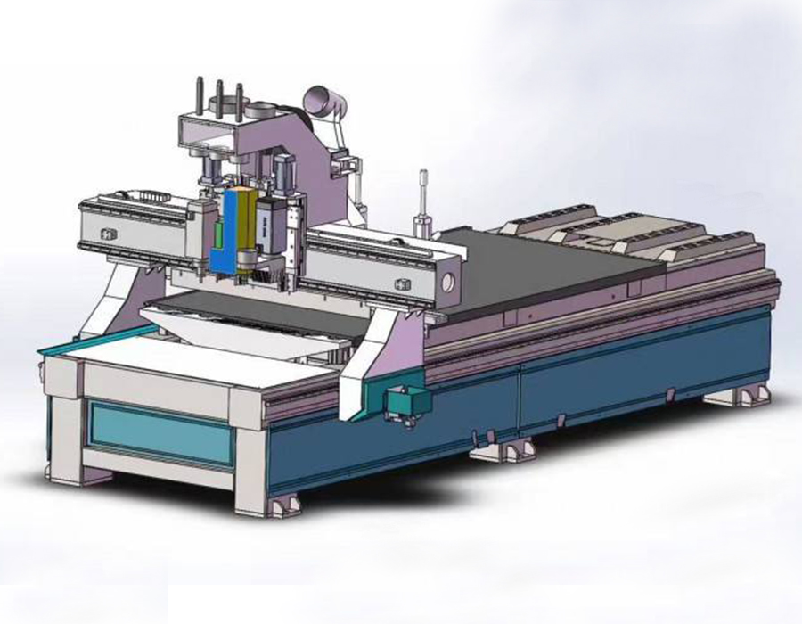 What are the basic components of the CNC cutting machine?